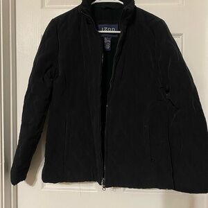 IZOD Black Outerwear Jacket